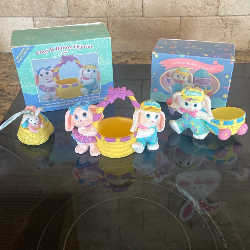Crayola Bunny Figurine Set - Multicolor